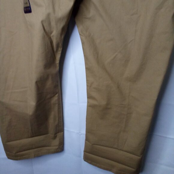 Smith's Workwear Pants Men 46 x 30 5 Pocket Canvas Relaxed Fit Khaki Tan - Picture 12 of 13